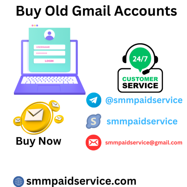 Buy Old Gmail Accounts from smmpaidservice.com