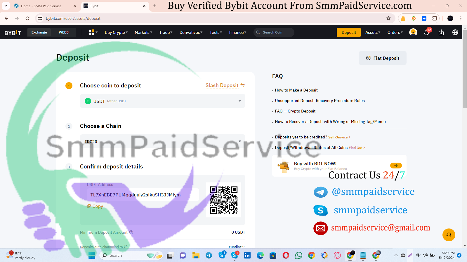 Buy verified Bybit accounts from SmmPaidService.com for instant access, enhanced security, and seamless cryptocurrency trading. Start trading now